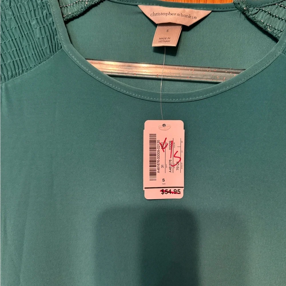 NWT Teal T-shirt Dress - Picture 3 of 16